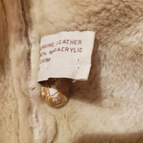 Synergy Ventage Suede Jacket with Faux Fur Lining - Picture 10 of 11